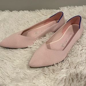 - Light pink Rothy’s size 8